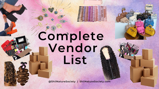 Complete Vendors List